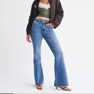 Abercrombie Curve Love High Rise Vintage Flare